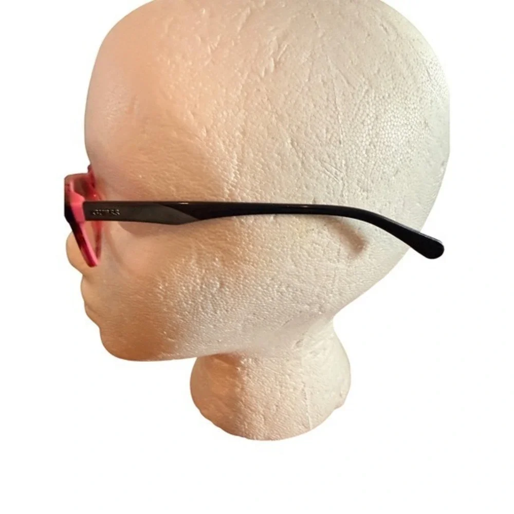 Guess Pink Tortoise‎ Black Rectangular Eyeglass FRAMES ONLY Designer